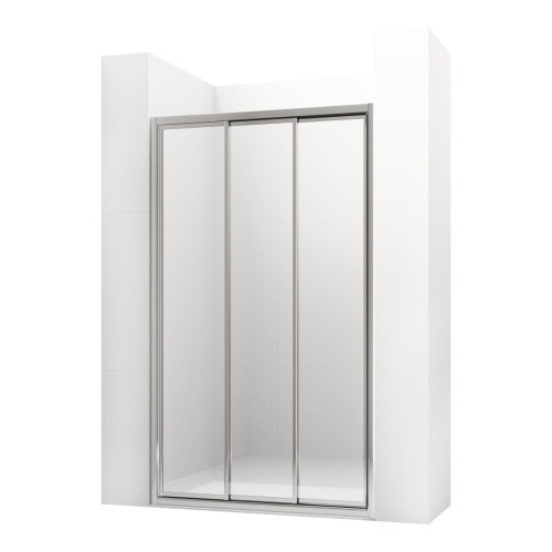 Душевая дверь Ambassador Forsa 17021104NX 130х195 стекло прозрачное профиль хром